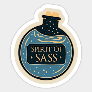 spirit of sass Sticker